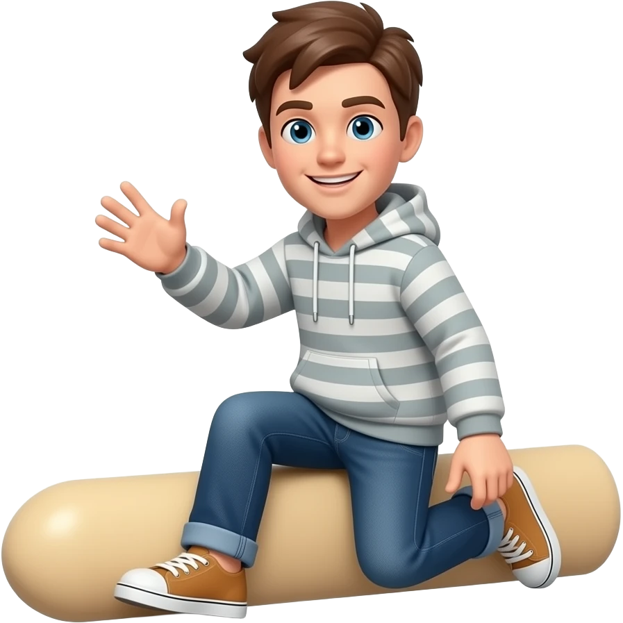 ride on toy stick emoji