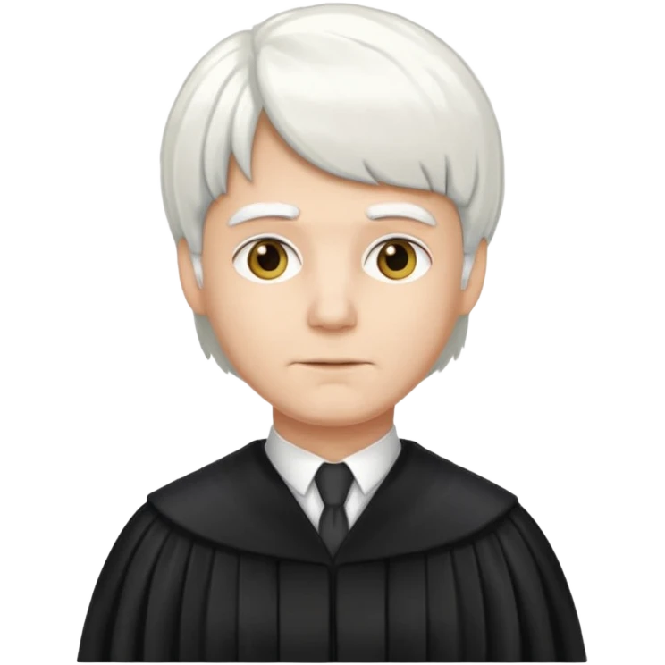 judge with white wig emoji