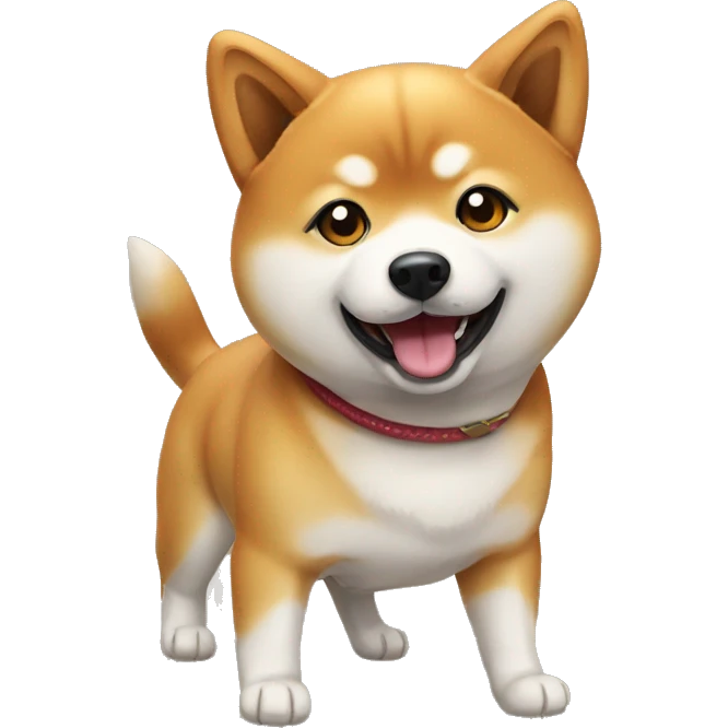 cute spin emoji for shiba dog emoji