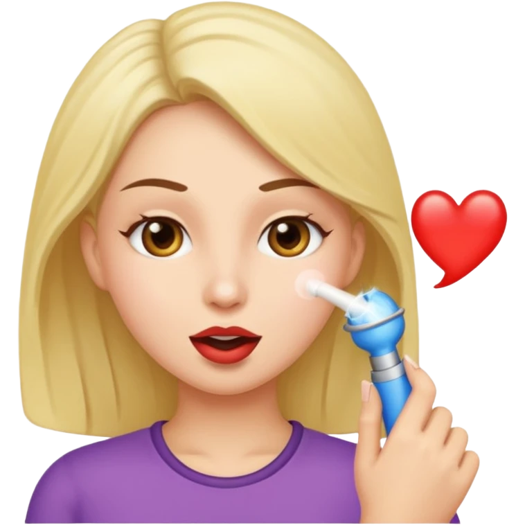 woman giving a blowjob emoji