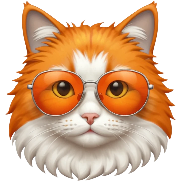 Cat wearing sunglasses emoji