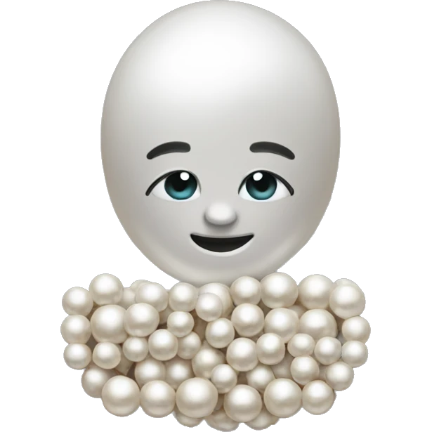 pearl beads emoji