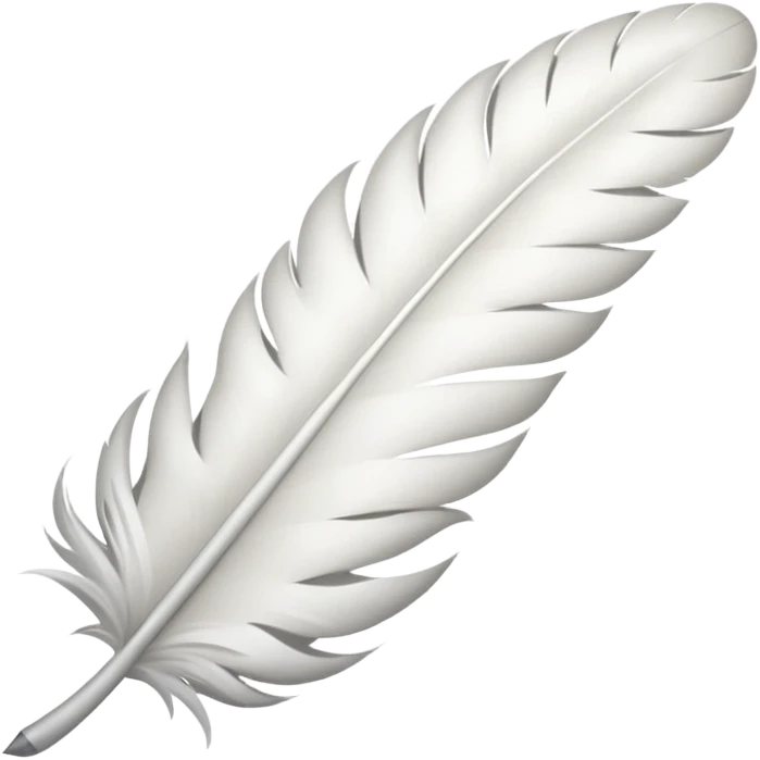 Make this as a single left wing 🪽 in a text form emoji