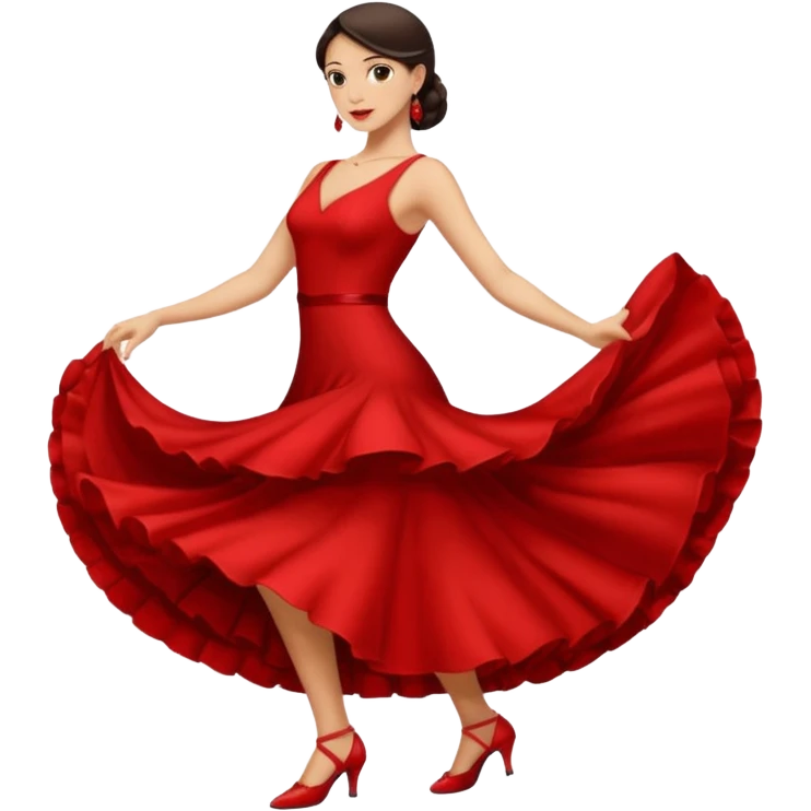 tango dancing woman emoji profile photo emoji