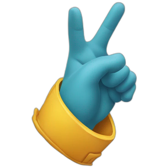 comics hand emoji