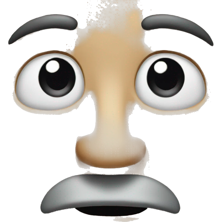 Large nose emoji