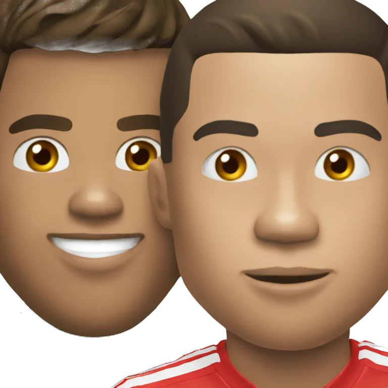 Cristiano Ronaldo with Mbappe emoji