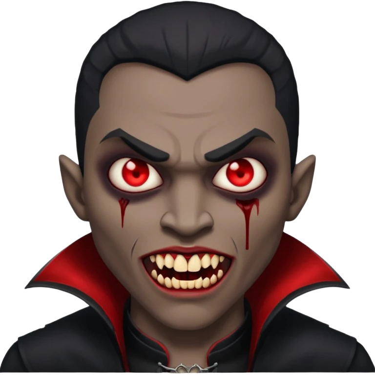 black men Vampire emoji