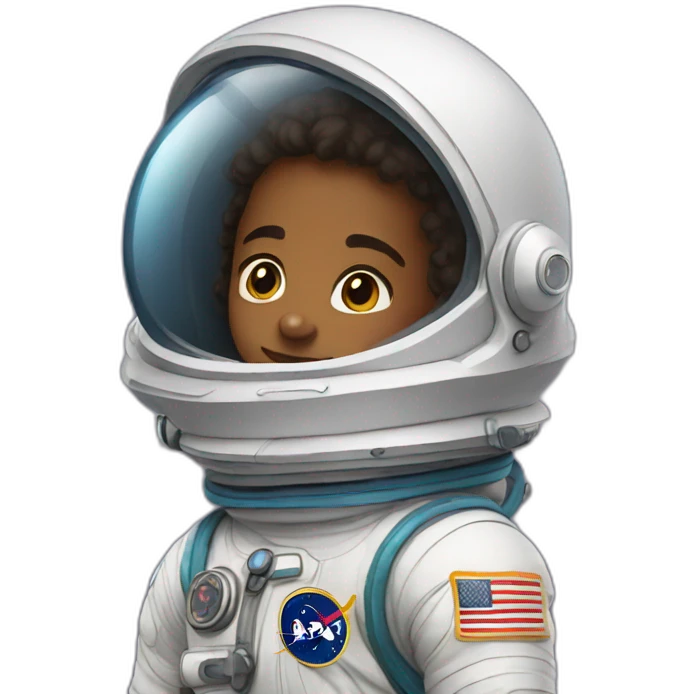 Astronaut kid emoji