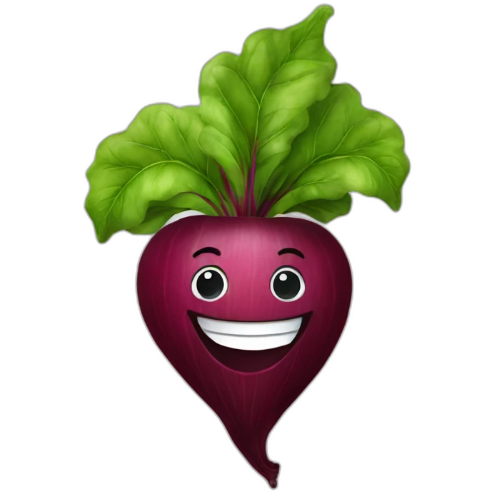 happy beet emoji