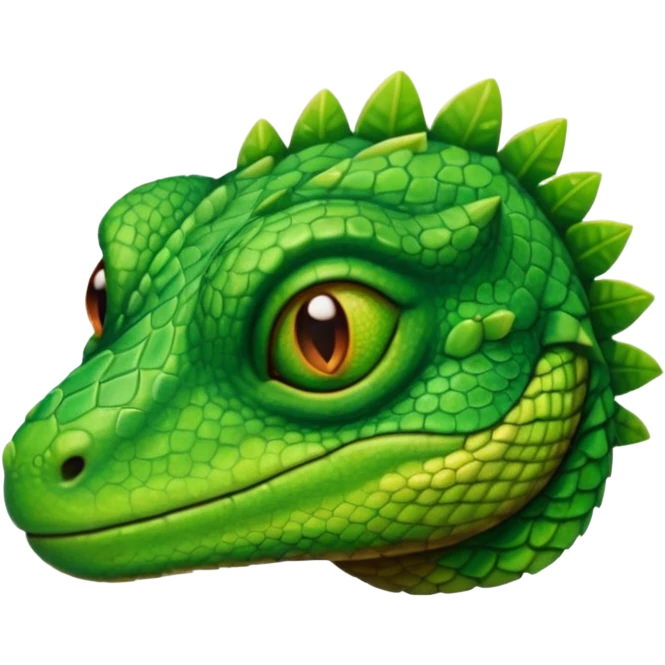 Sad lizard ￼ emoji