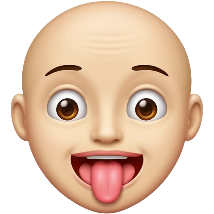 Cheeky tongue emoji