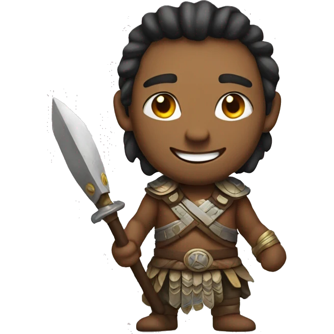 warrior smile face man emoji