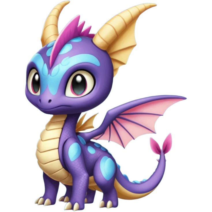 Meloetta-Cresselia-Palkia-Spyro-Toothless-Stitch-Fakémon-creature-hybrid emoji