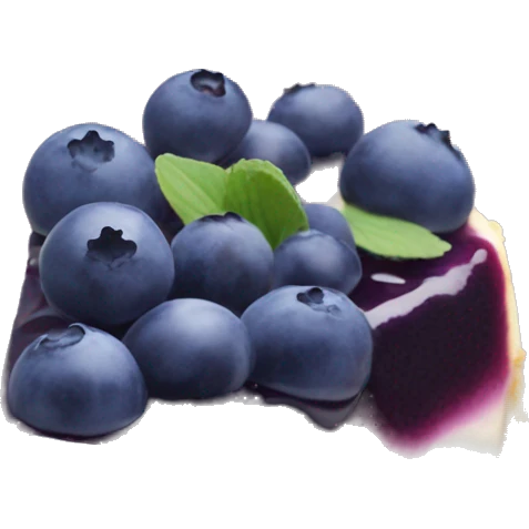 Blueberry Cheesecake  emoji