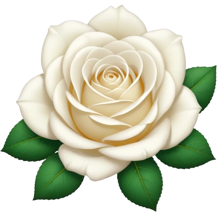 White rose emoji