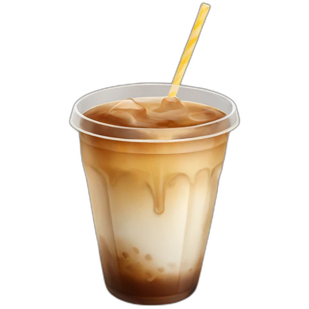 Iced coffee emoji