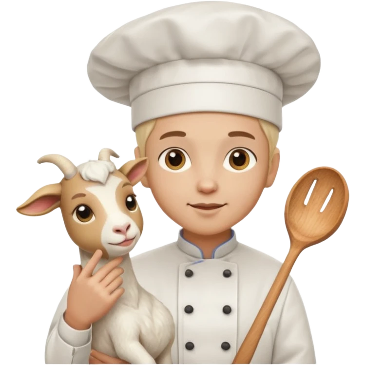 cook white goat emoji
