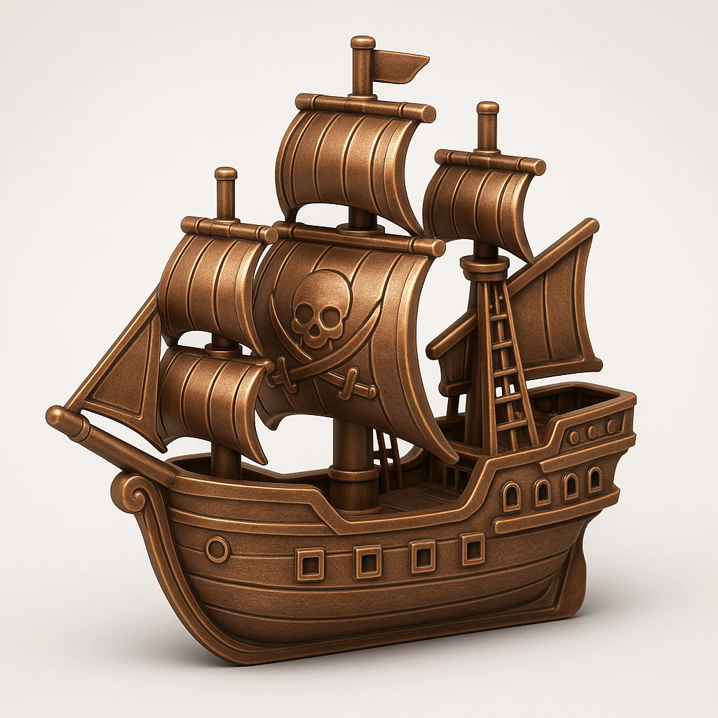 pirate ship emoji