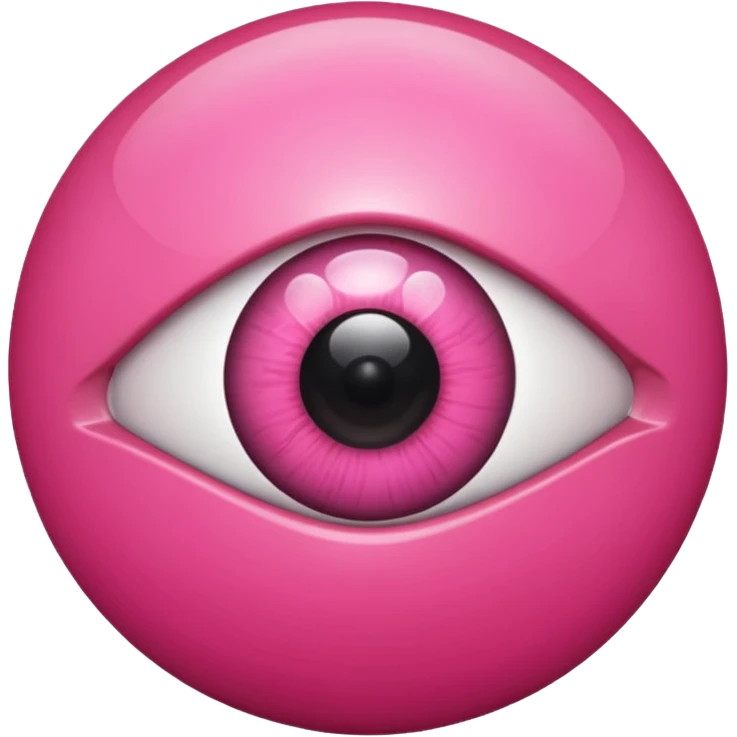 eyeball pink is my new apple emoji