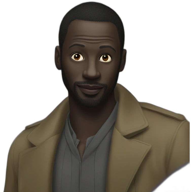 Omar Sy deguisait en lupin emoji