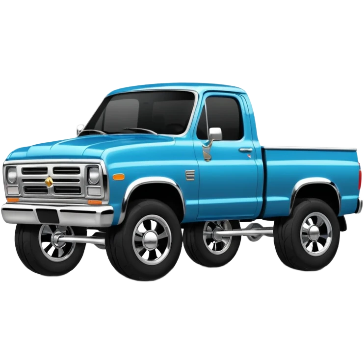 Sqautted Truck emoji