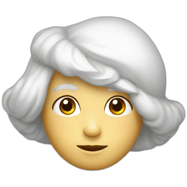 un combi blanc emoji
