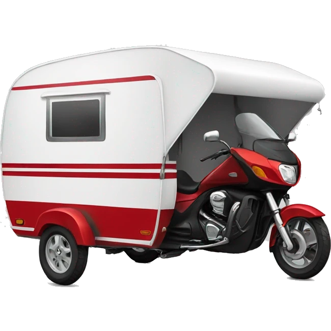 Caravan-motor trike emoji