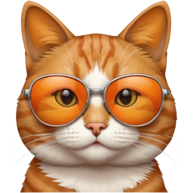 Cat wearing sunglasses emoji