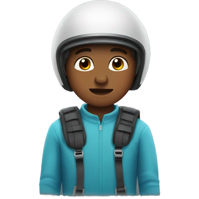 autistic kid with a helmet emoji