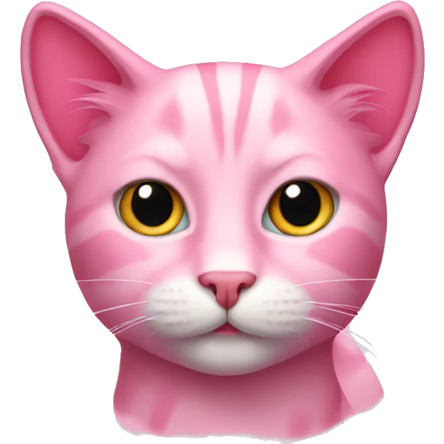 Pink cat emoji