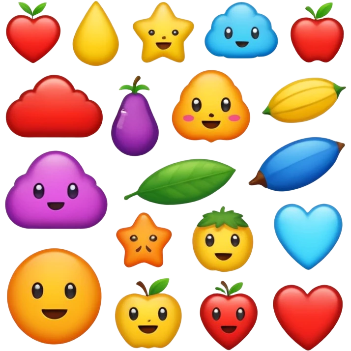 Красивые стикеры emoji