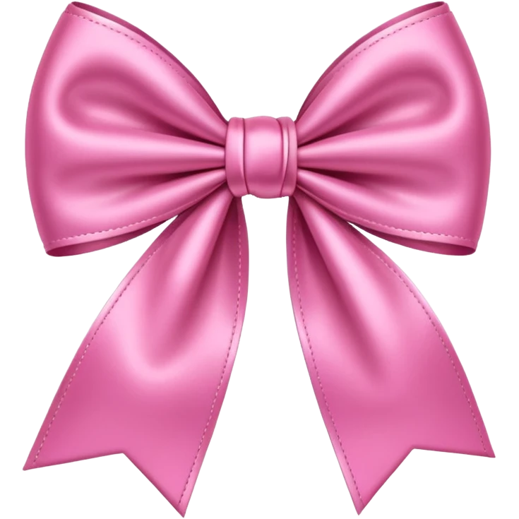 Pink bow emoji