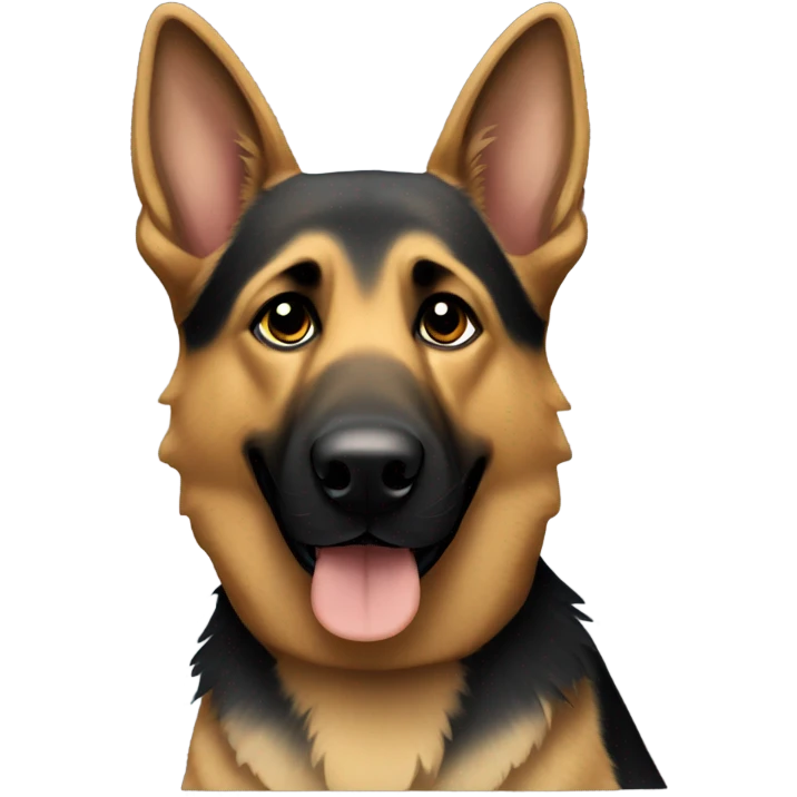 Short haired German shepherd  emoji
