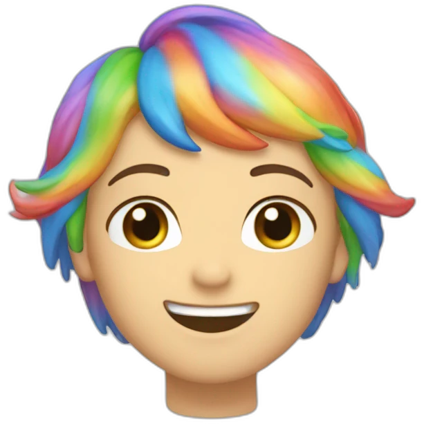 Cœur arc-en-ciel emoji