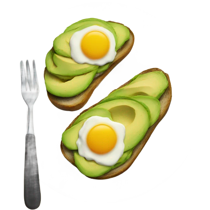 Avocado Toasts breakfast emoji