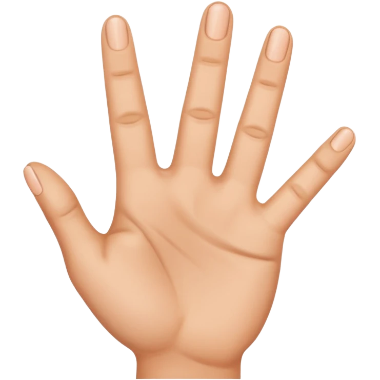 3 fingers emote one hand emoji