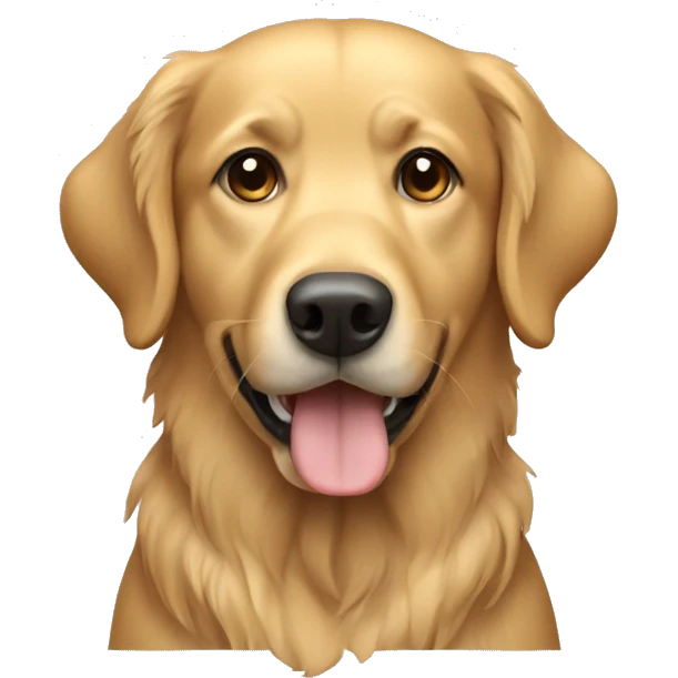 retriever dog emoji