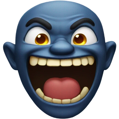 Demon laughing emoji