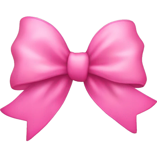 pink bow with hearts on it  emoji