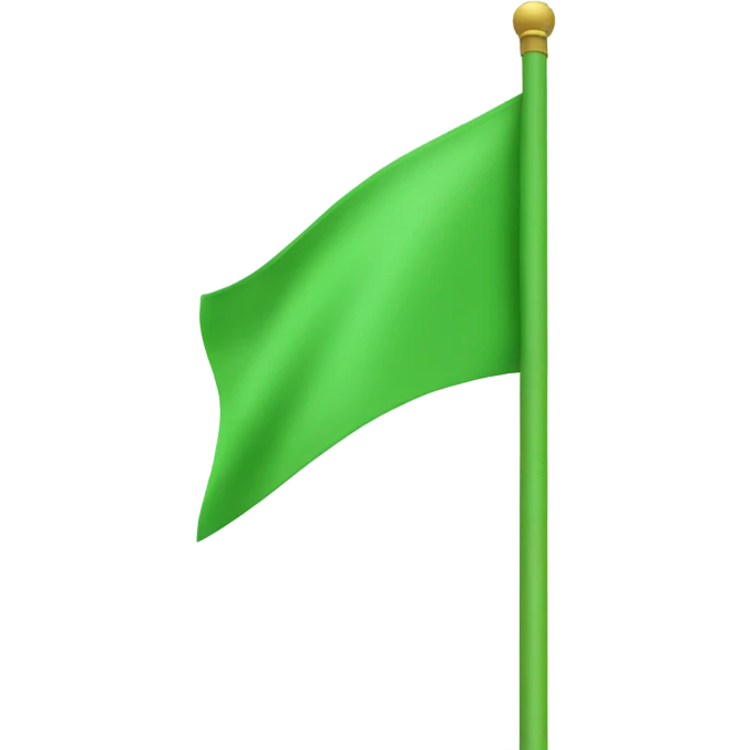 green flag emoji
