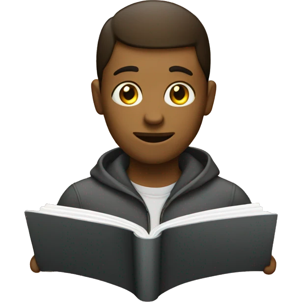 Human with notebook  emoji