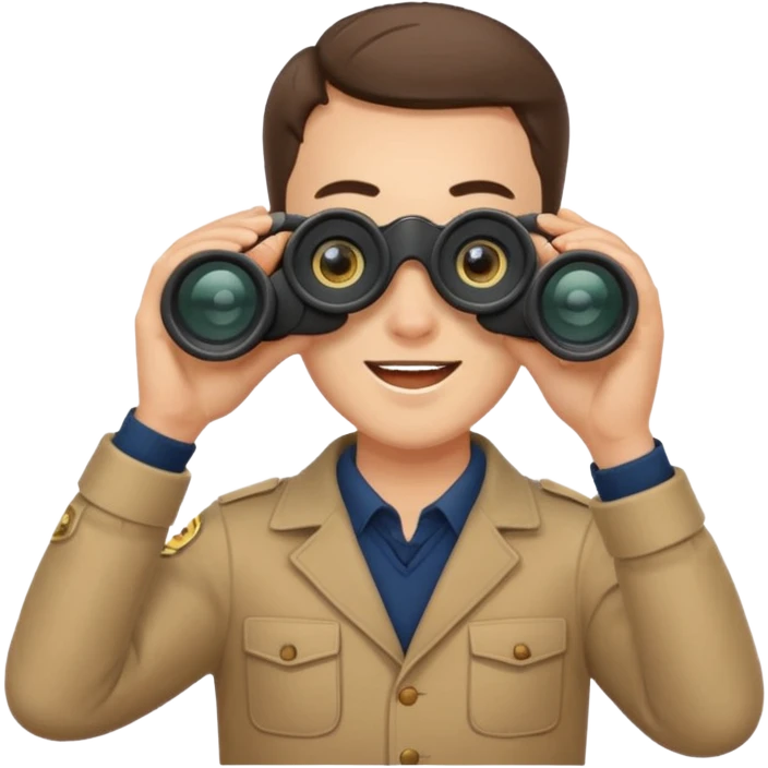 Leandro Trossard's binoculars celebration emoji