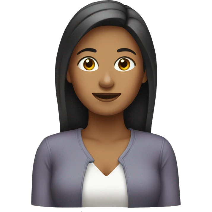 Mujer creadora de contenido emoji