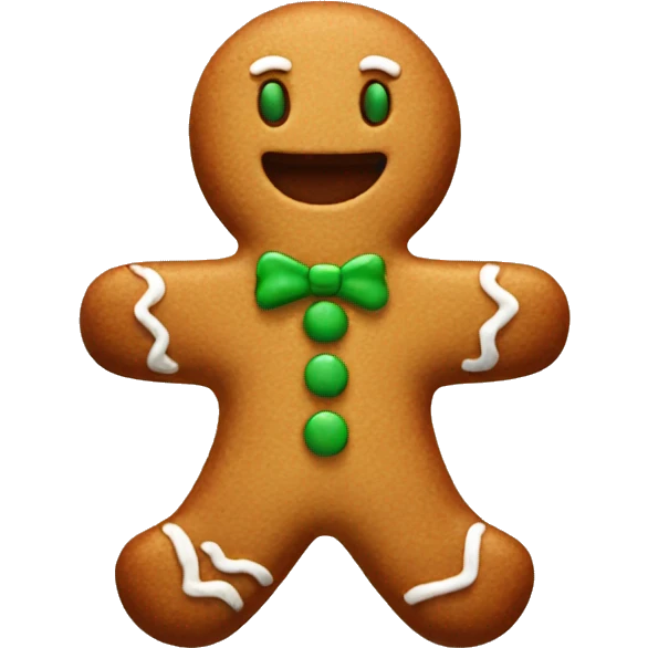 Gingerbread Man emoji