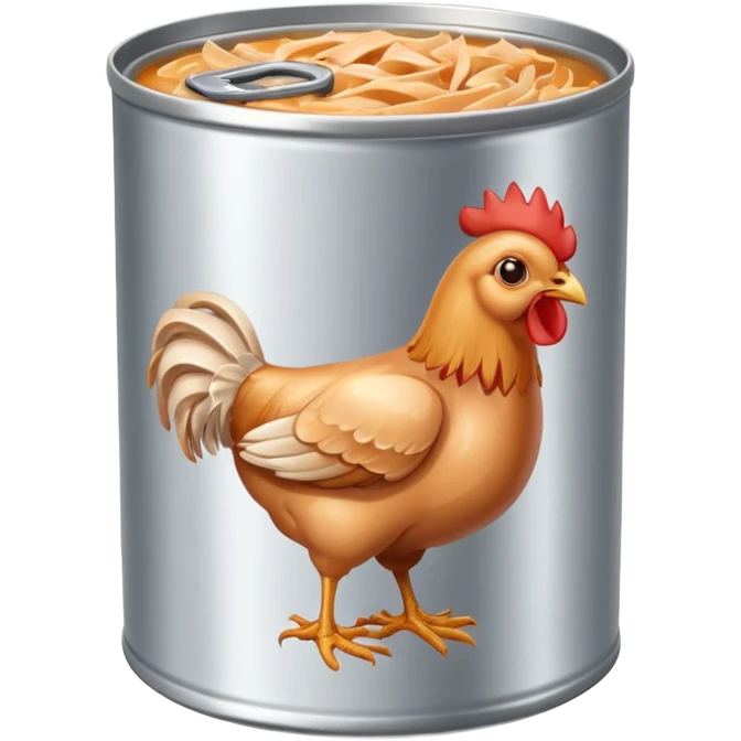 canned chicken emoji