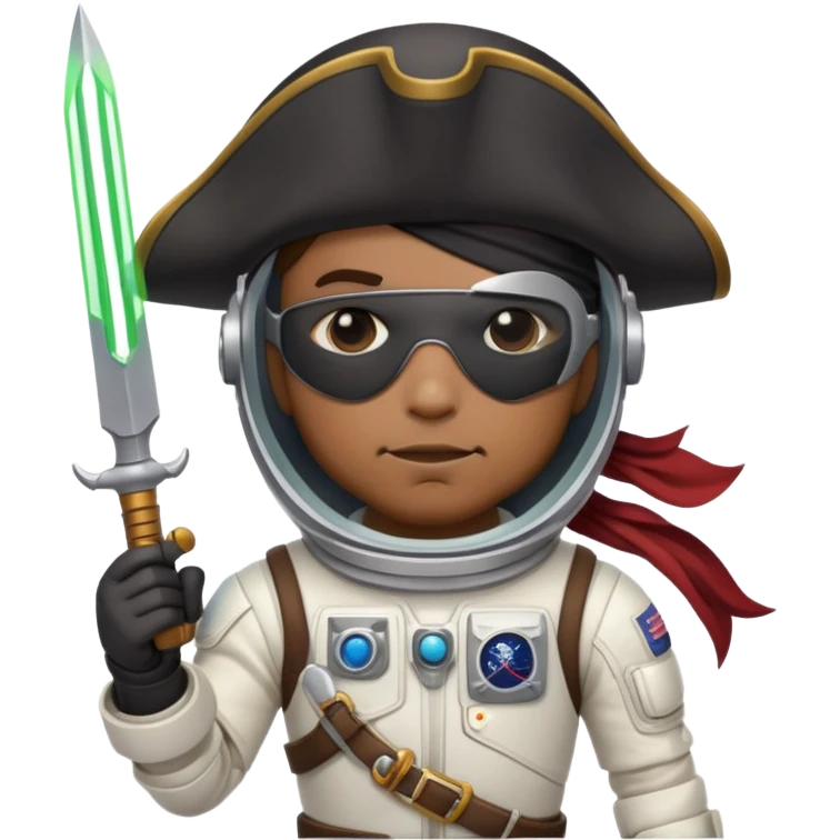 astronaut pirate emoji