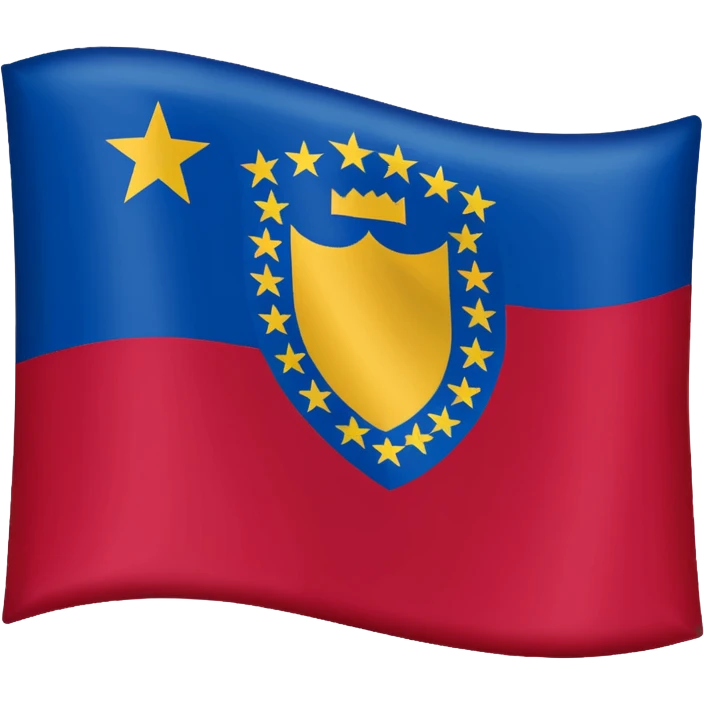 Make me the dardania flag of kosovo as a IOS emoji emoji