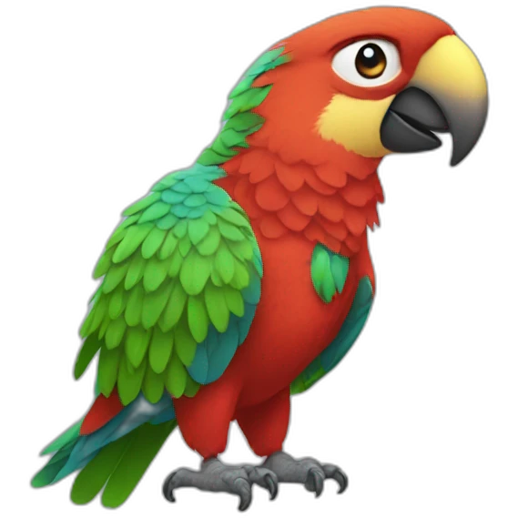 parrot partying hard emoji