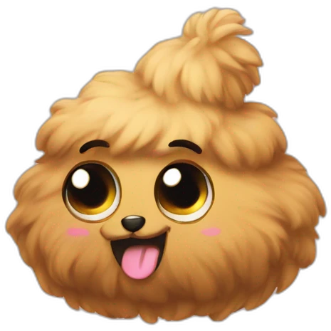 Floofy poop emoji